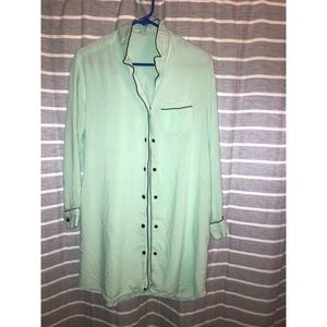 Mint green night shirt
